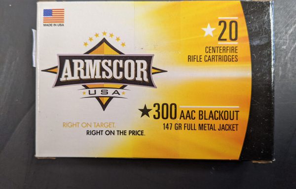 Armscor USA 300 AAC Blackout 147GR FMJ