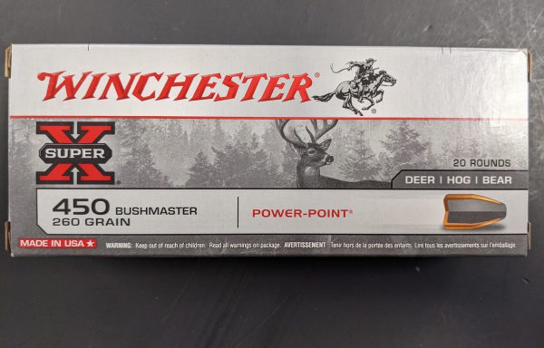 Winchester Super X 450 Bushmaster 260GR PP