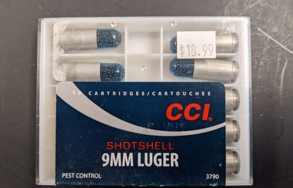 CCI Shotshell 9MM Luger 53GR Pest Control