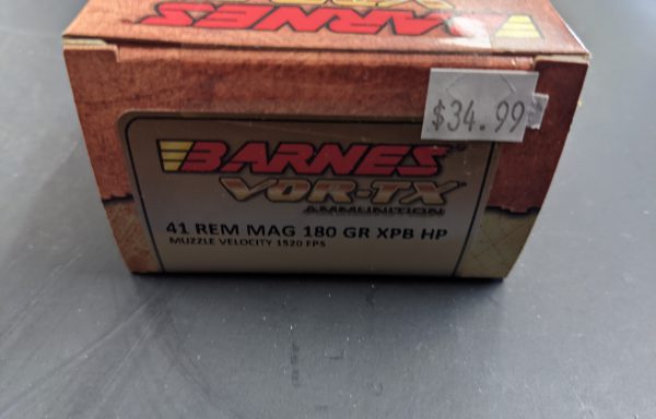 Barnes VOR-TX 41 Remington Mag 180GR XPB HP