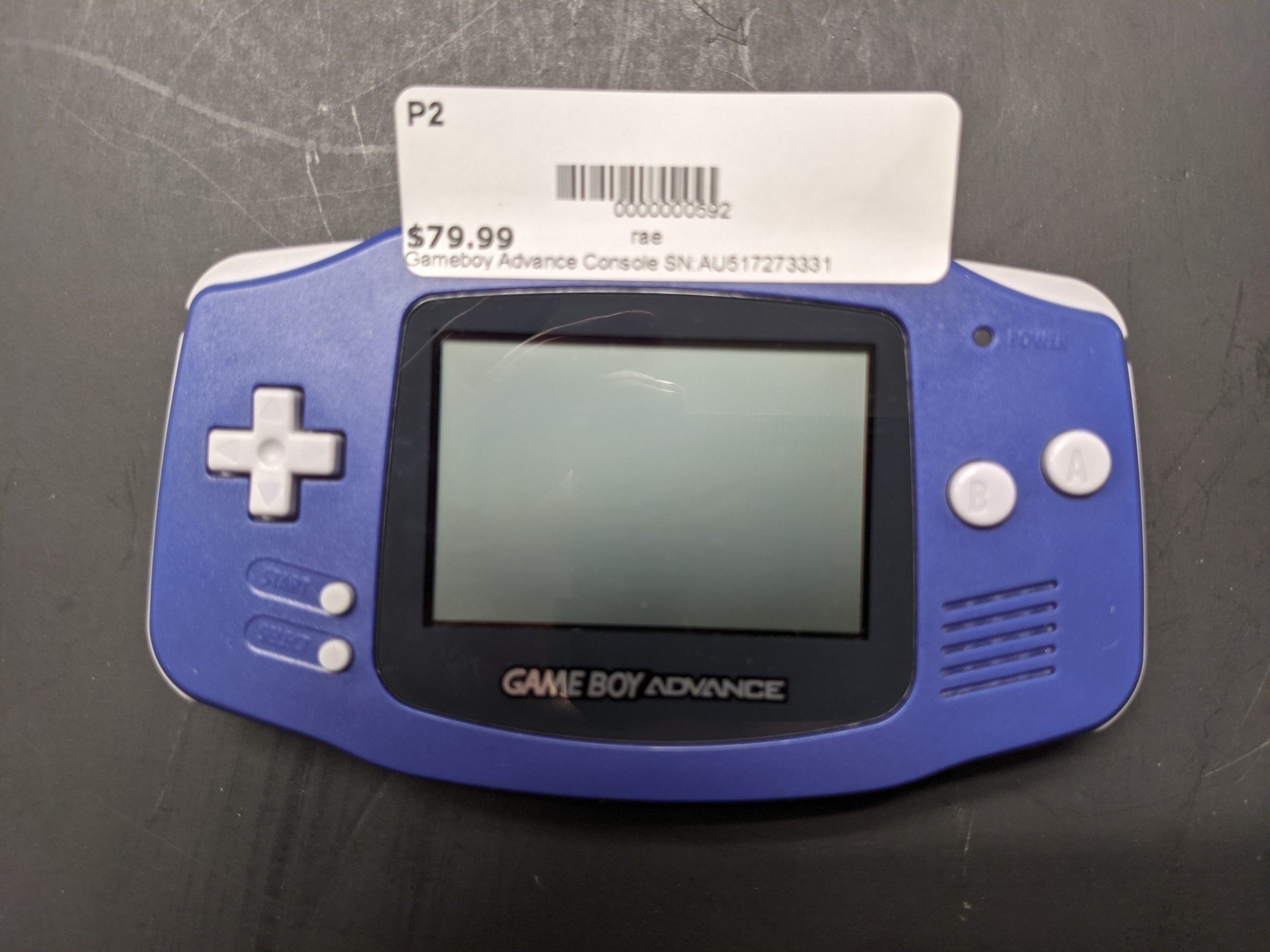  Nintendo Game Boy Advance - Indigo : Game Boy Advance: Video  Games