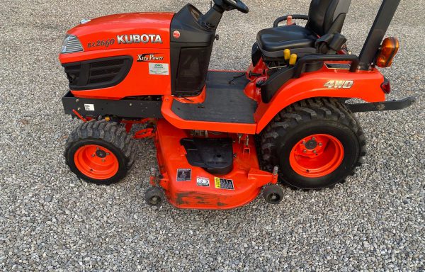 2009 Kubota BX2660 26hp 4WD Diesel Tractor w/ 60” Mowing Deck