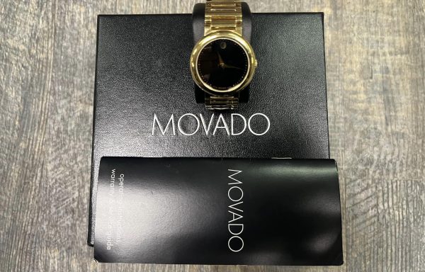 Movado Museum Gold Tone Women’s Watch.